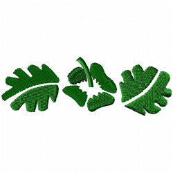 Leaves Embroidery Design 4